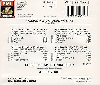 Amazon.co.jp: Symphonies 26 & 28-30: ミュージック